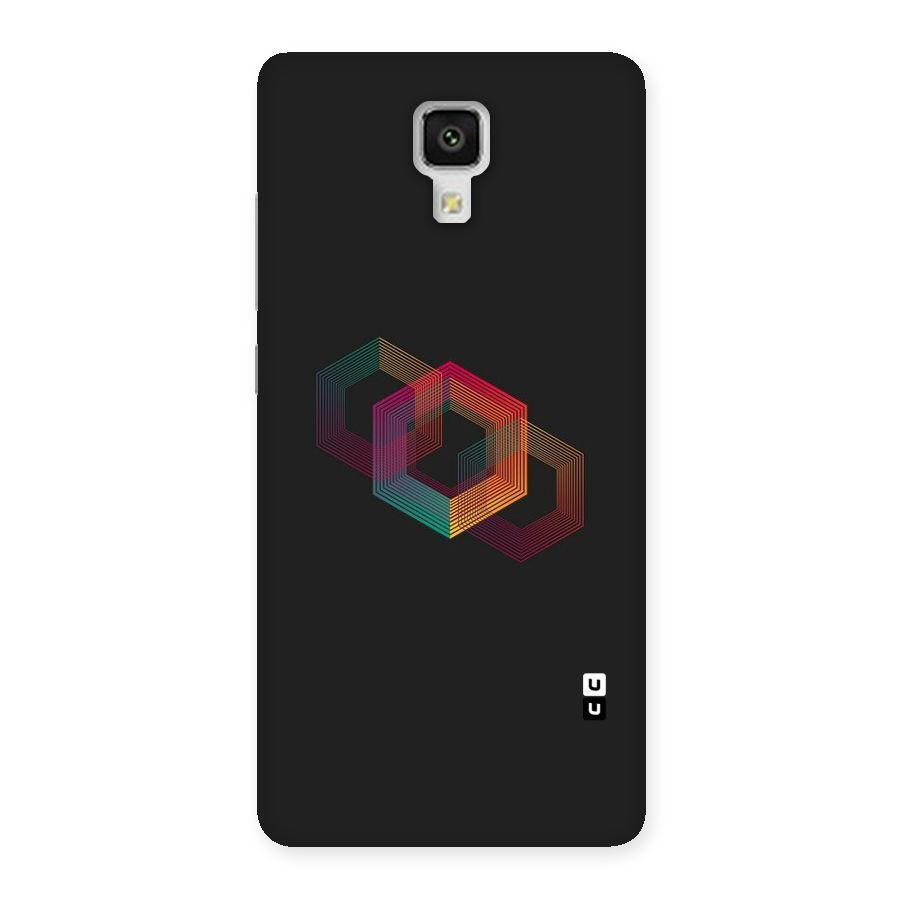 Tri-hexa Colours Back Case for Xiaomi Mi 4