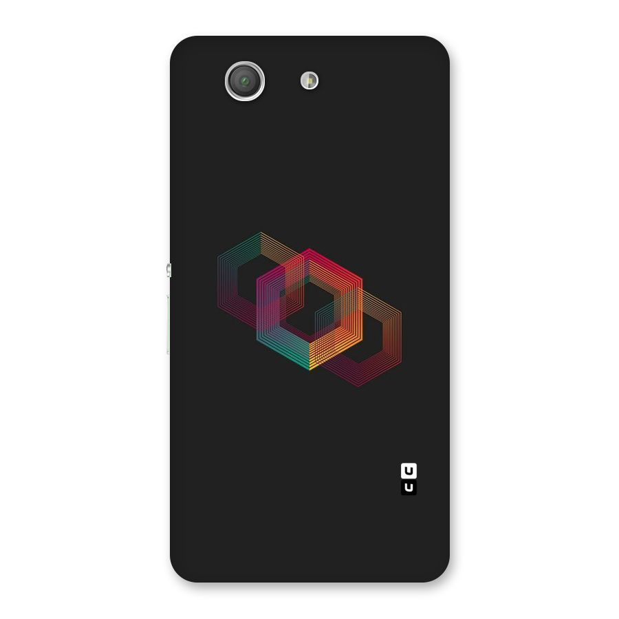 Tri-hexa Colours Back Case for Xperia Z3 Compact