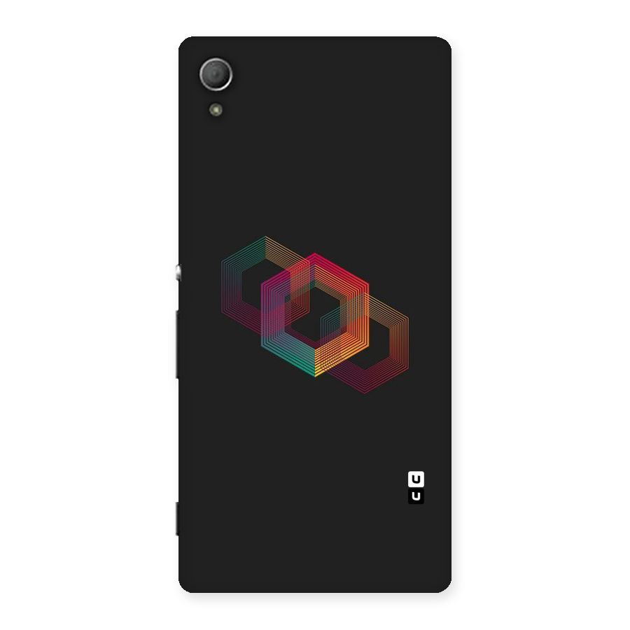 Tri-hexa Colours Back Case for Xperia Z4