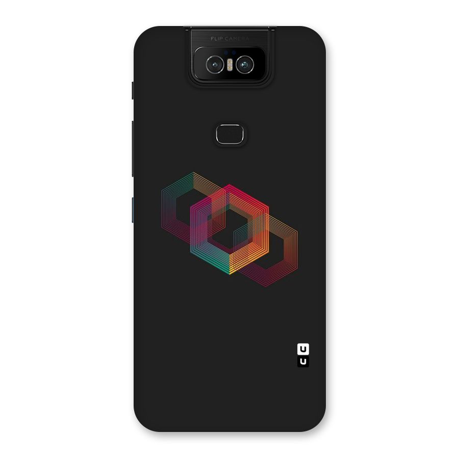 Tri-hexa Colours Back Case for Zenfone 6z