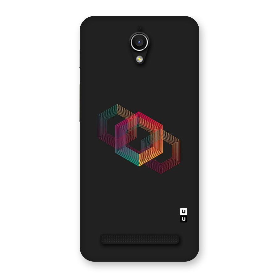 Tri-hexa Colours Back Case for Zenfone Go
