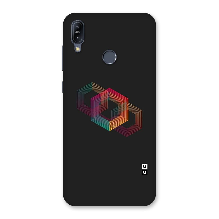 Tri-hexa Colours Back Case for Zenfone Max M2