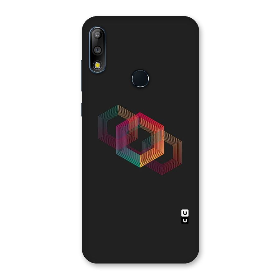 Tri-hexa Colours Back Case for Zenfone Max Pro M2