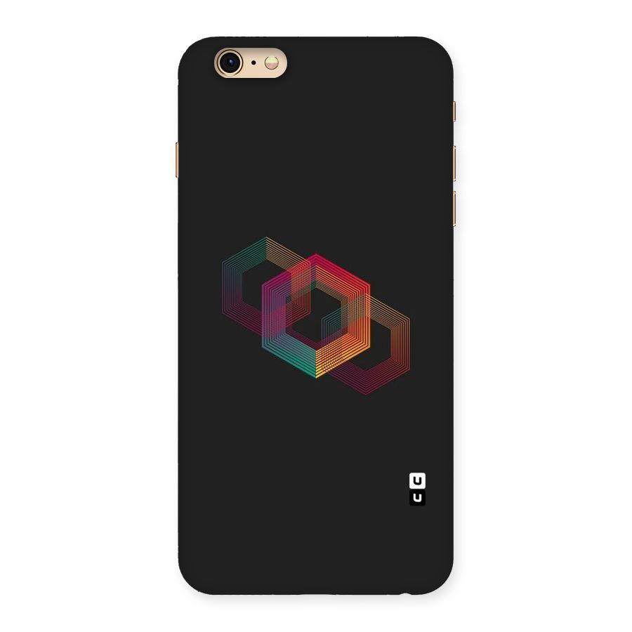 Tri-hexa Colours Back Case for iPhone 6 Plus 6S Plus