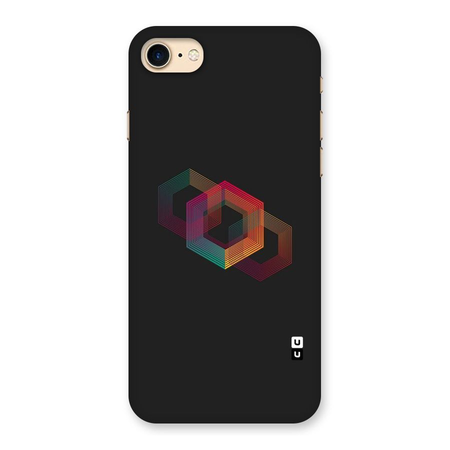 Tri-hexa Colours Back Case for iPhone 7