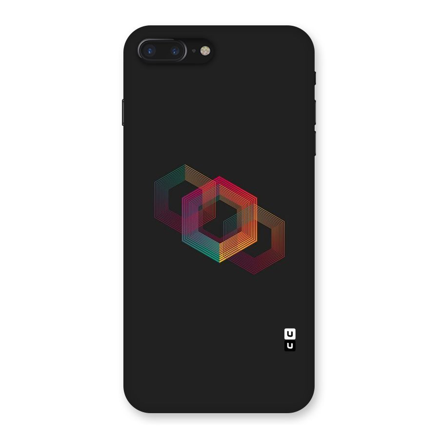 Tri-hexa Colours Back Case for iPhone 7 Plus