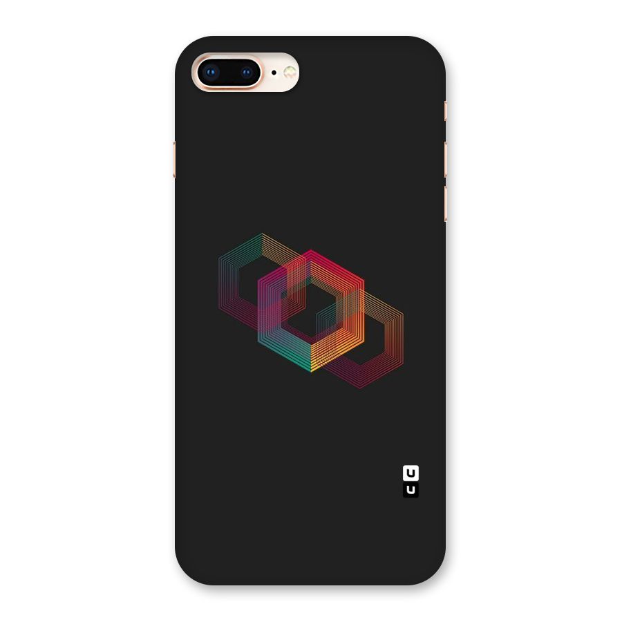 Tri-hexa Colours Back Case for iPhone 8 Plus