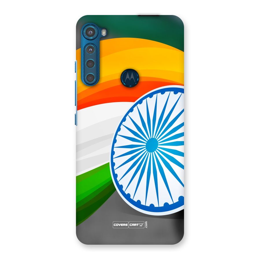 Tri Color Back Case for Motorola One Fusion Plus