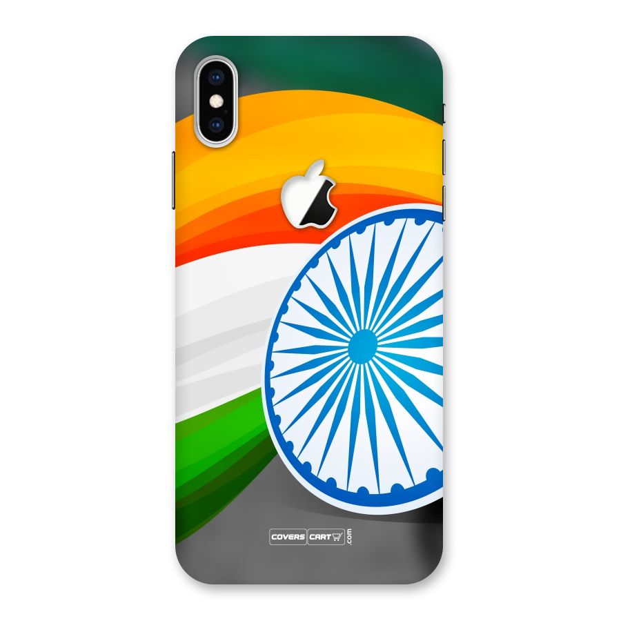 Tri Color Back Case for iPhone XS Max Apple Cut