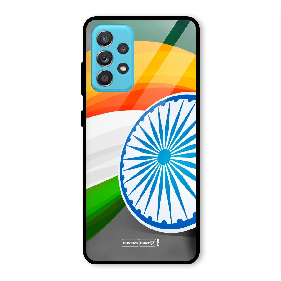 Tri Color Glass Back Case for Galaxy A52