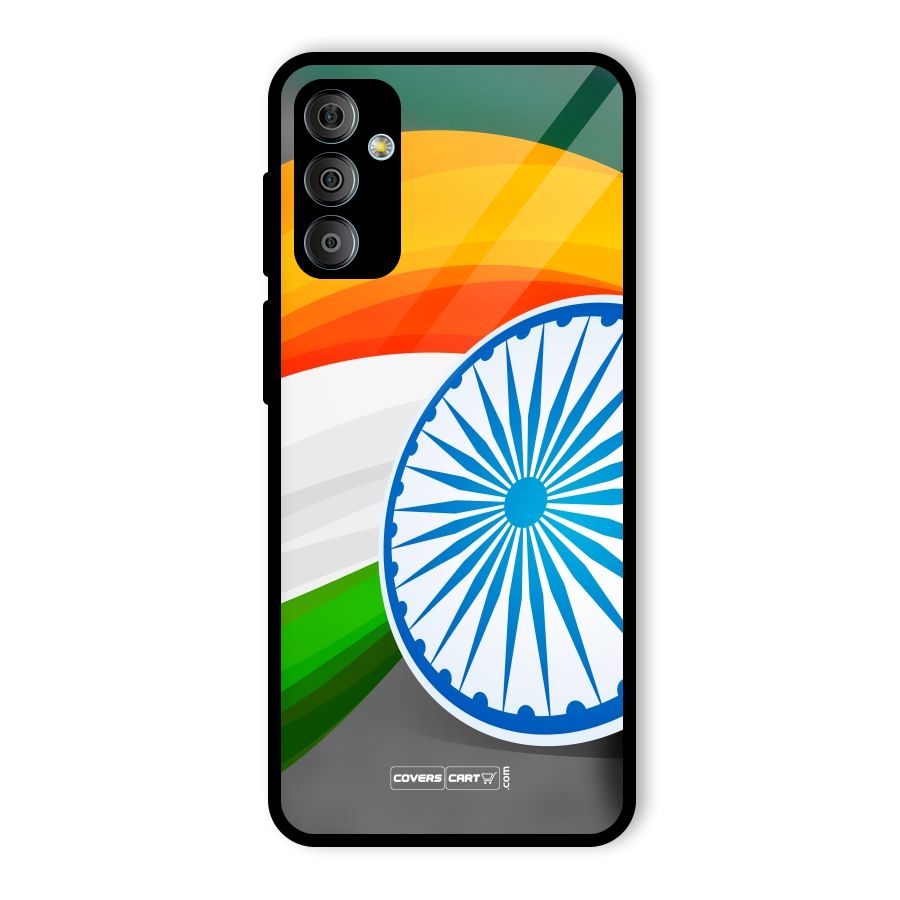 Tri Color Glass Back Case for Galaxy F23