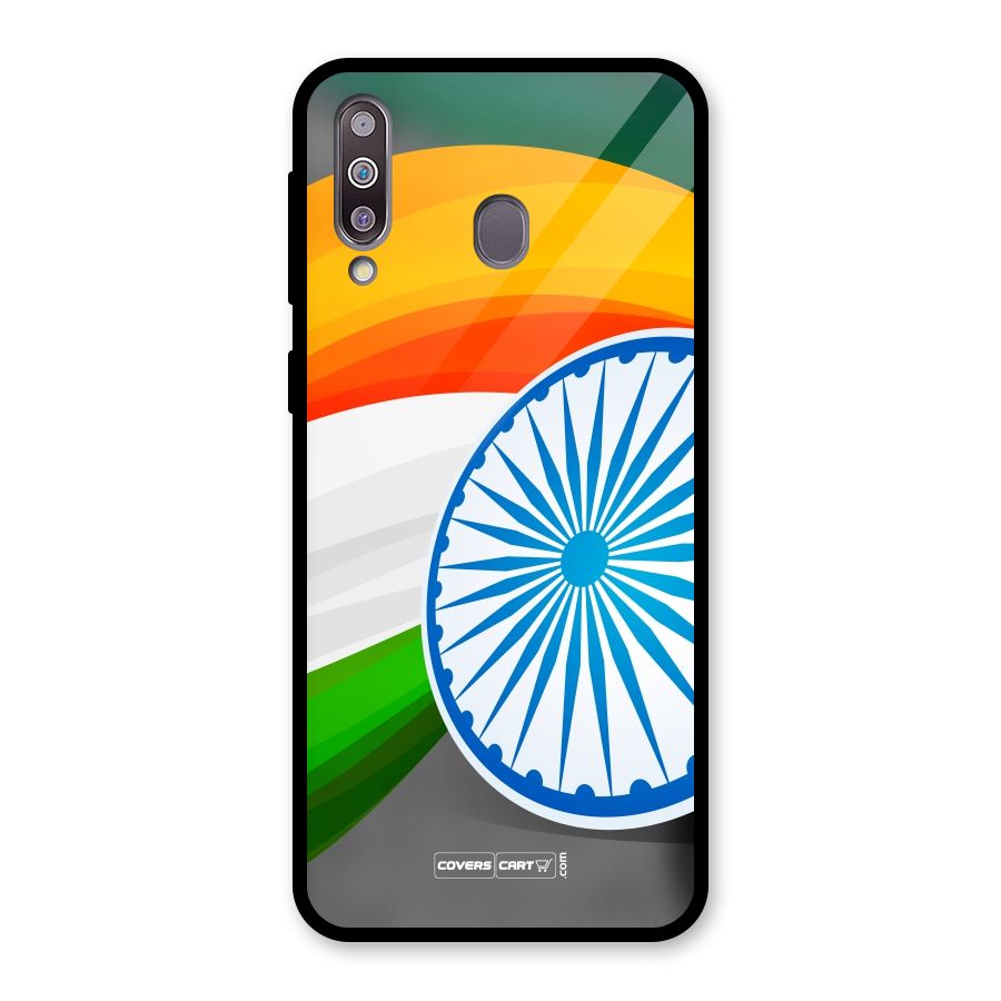 Tri Color Glass Back Case for Galaxy M30