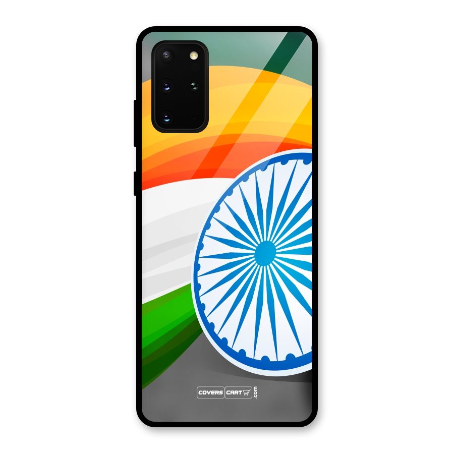 Tri Color Glass Back Case for Galaxy S20 Plus