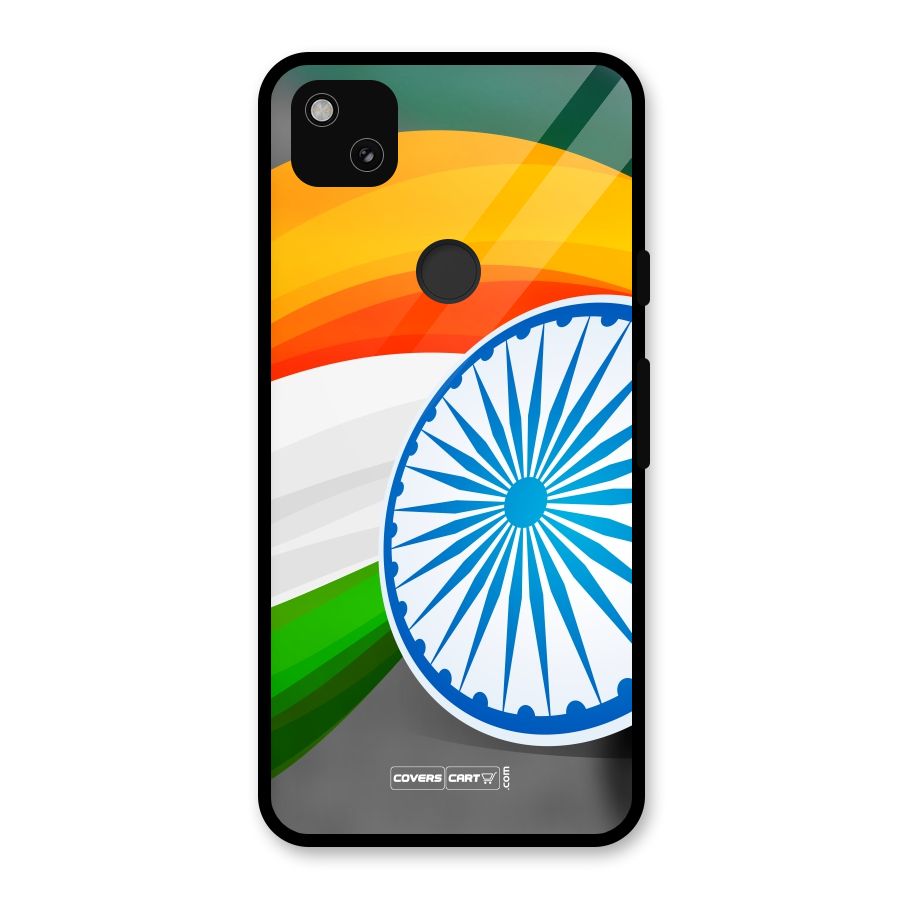 Tri Color Glass Back Case for Google Pixel 4a