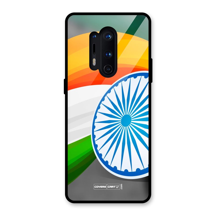 Tri Color Glass Back Case for OnePlus 8 Pro