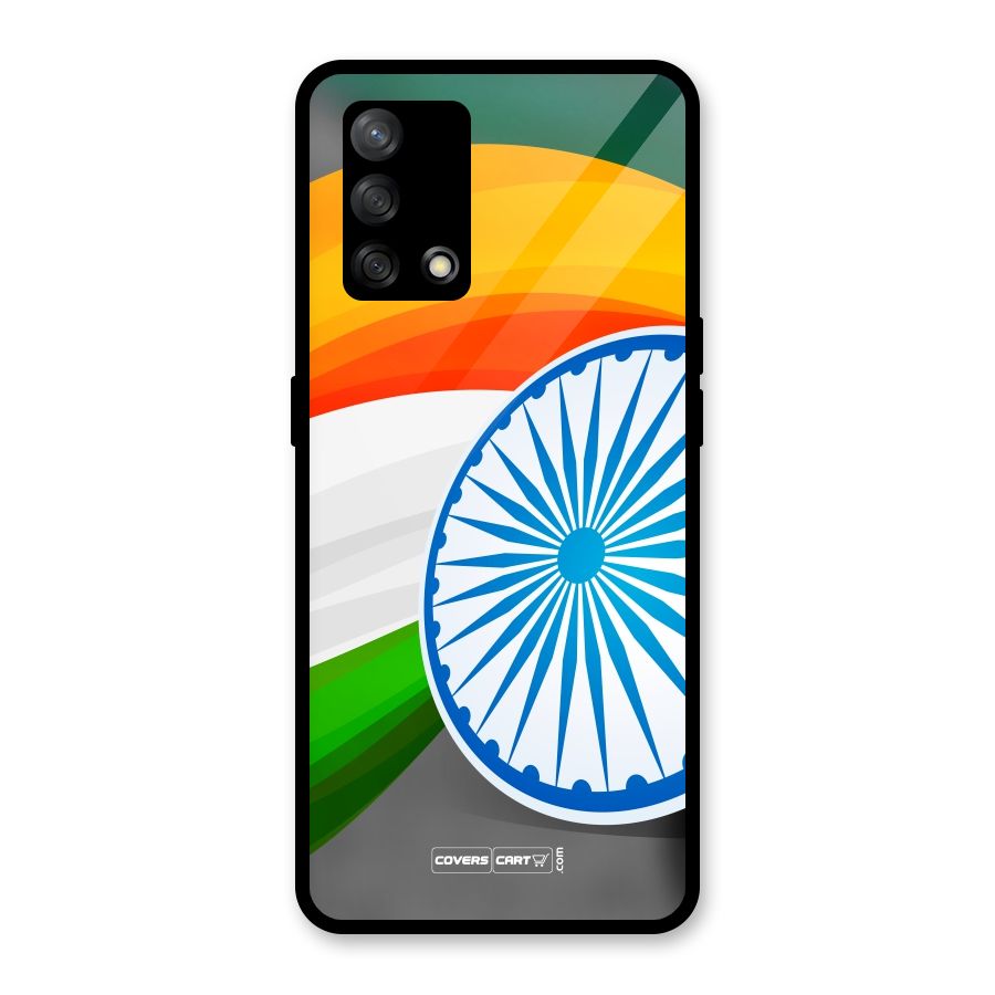 Tri Color Glass Back Case for Oppo F19