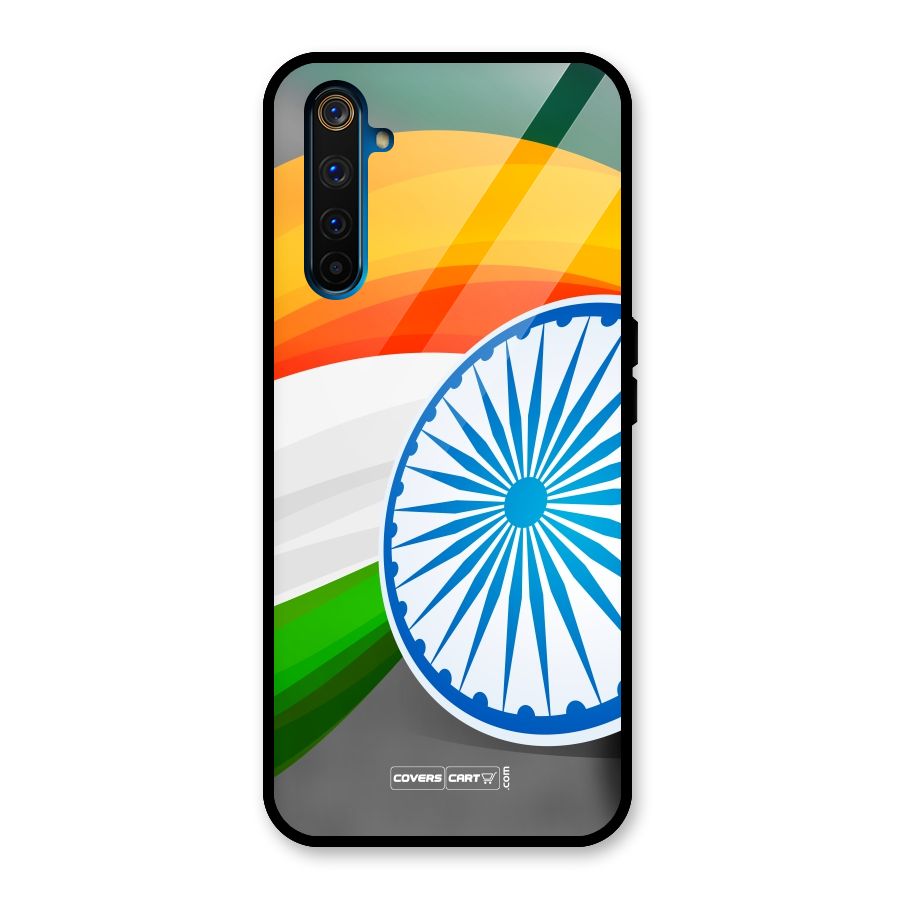 Tri Color Glass Back Case for Realme 6 Pro