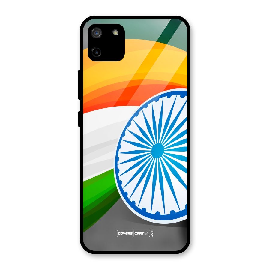 Tri Color Glass Back Case for Realme C11