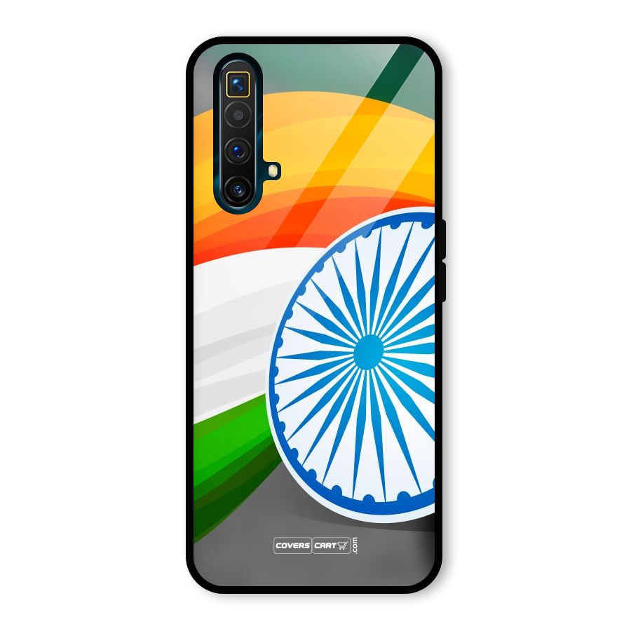 Tri Color Glass Back Case for Realme X3 SuperZoom