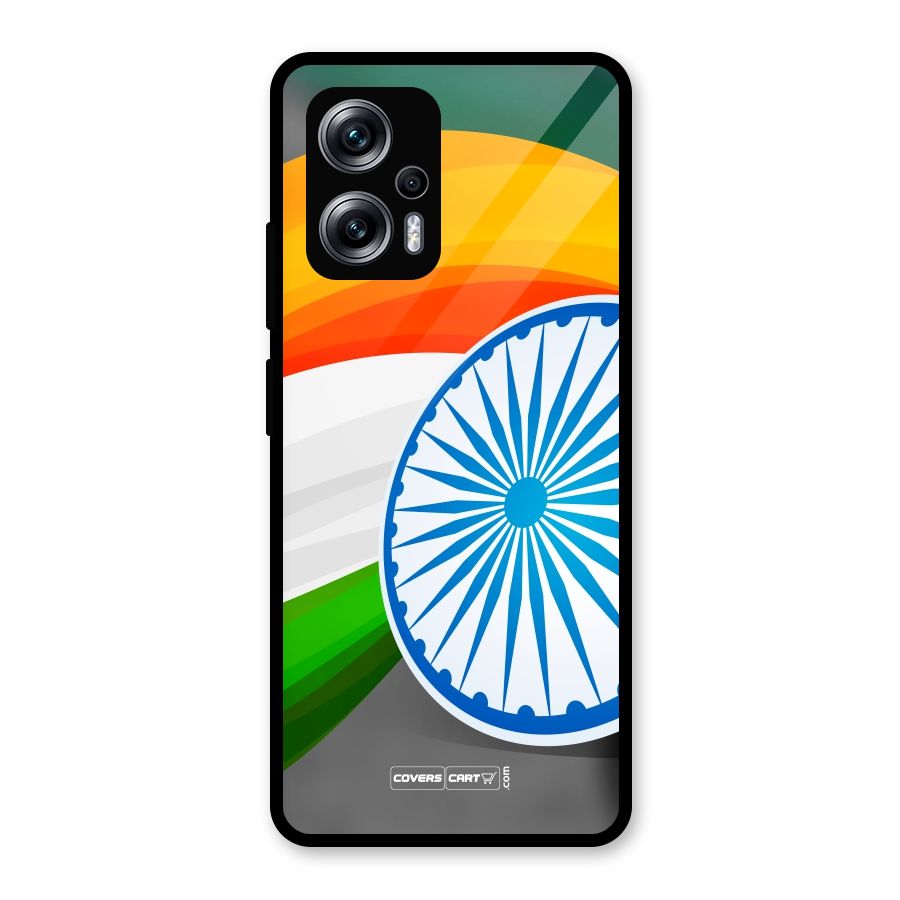Tri Color Glass Back Case for Redmi K50i