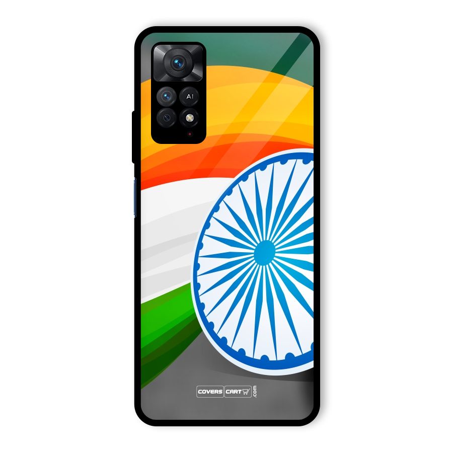 Tri Color Glass Back Case for Redmi Note 11 Pro