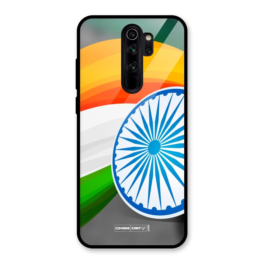 Tri Color Glass Back Case for Redmi Note 8 Pro