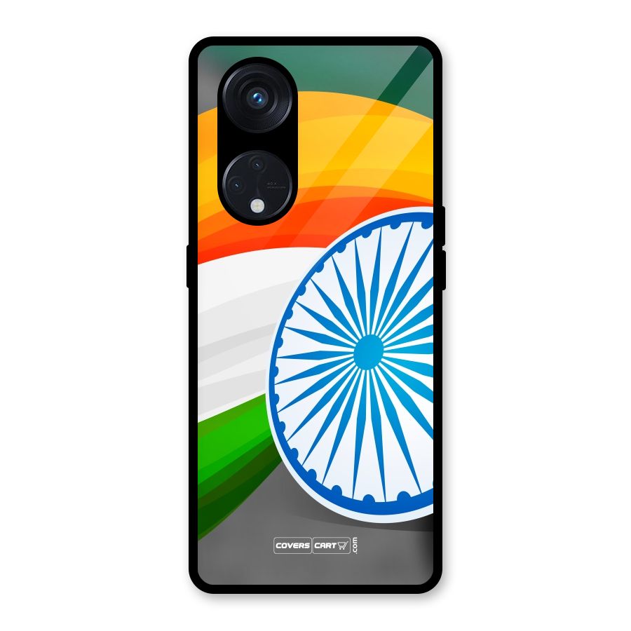 Tri Color Glass Back Case for Reno8 T 5G