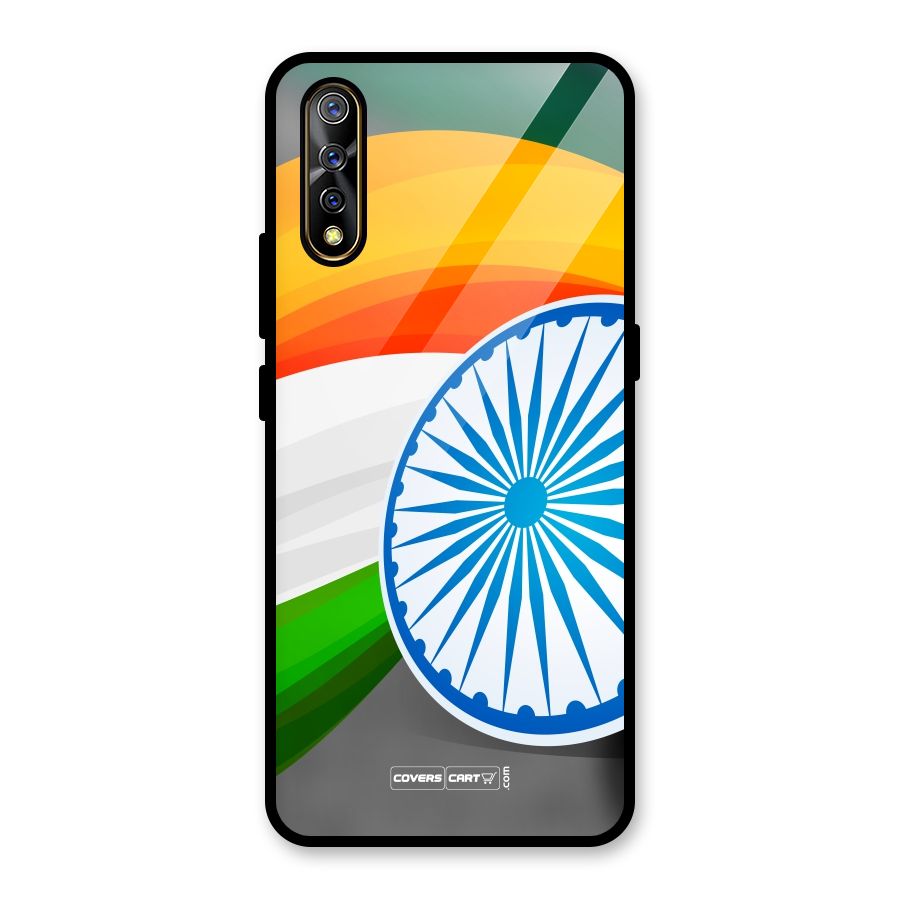 Tri Color Glass Back Case for Vivo S1
