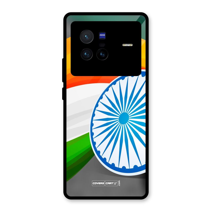 Tri Color Glass Back Case for Vivo X80