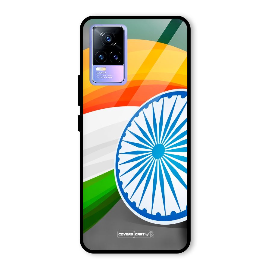 Tri Color Glass Back Case for Vivo Y73