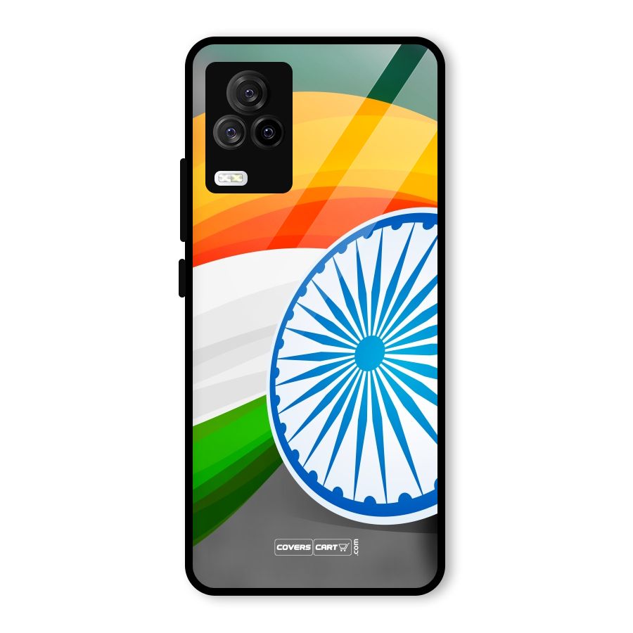 Tri Color Glass Back Case for Vivo iQOO 7 Legend 5G