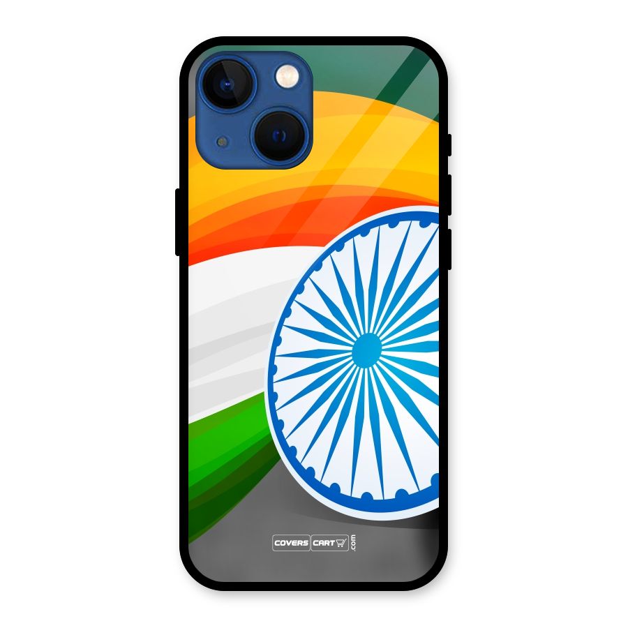Tri Color Glass Back Case for iPhone 13 Mini