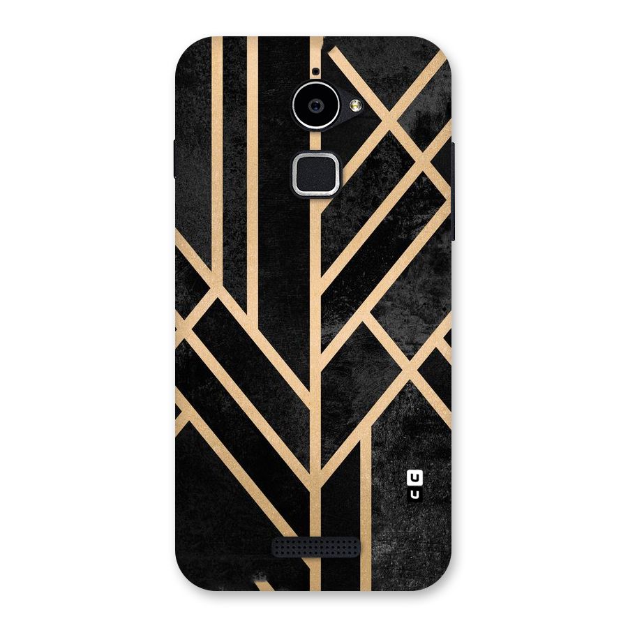 Tri Lines Gold Back Case for Coolpad Note 3 Lite