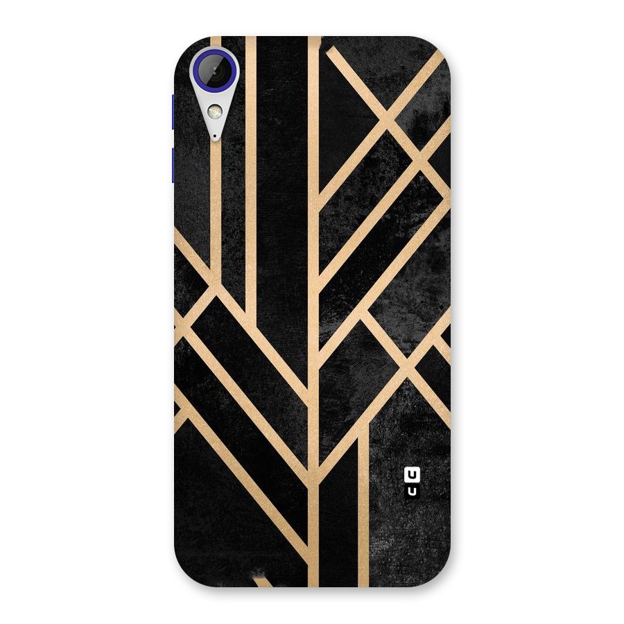 Tri Lines Gold Back Case for Desire 830