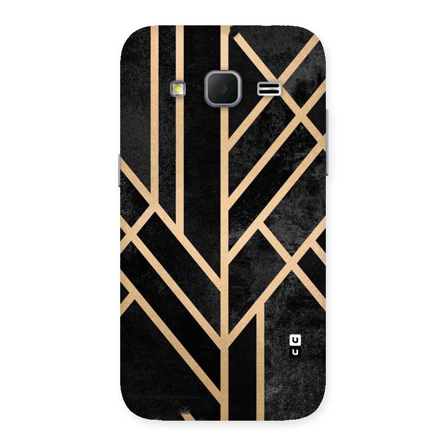 Tri Lines Gold Back Case for Galaxy Core Prime