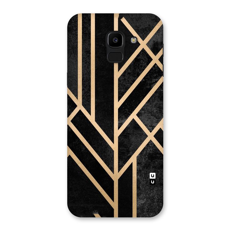 Tri Lines Gold Back Case for Galaxy J6