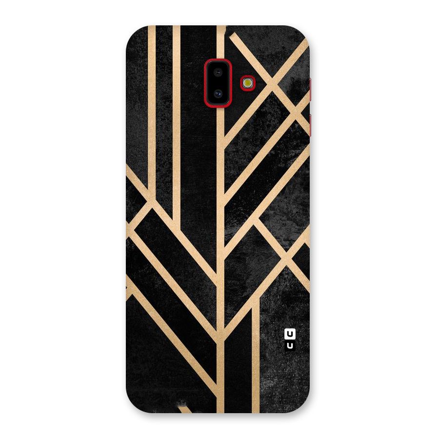 Tri Lines Gold Back Case for Galaxy J6 Plus