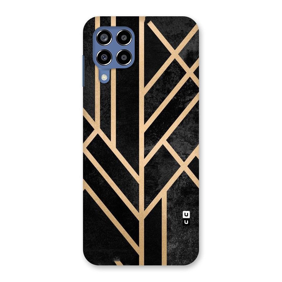 Tri Lines Gold Back Case for Galaxy M53 5G