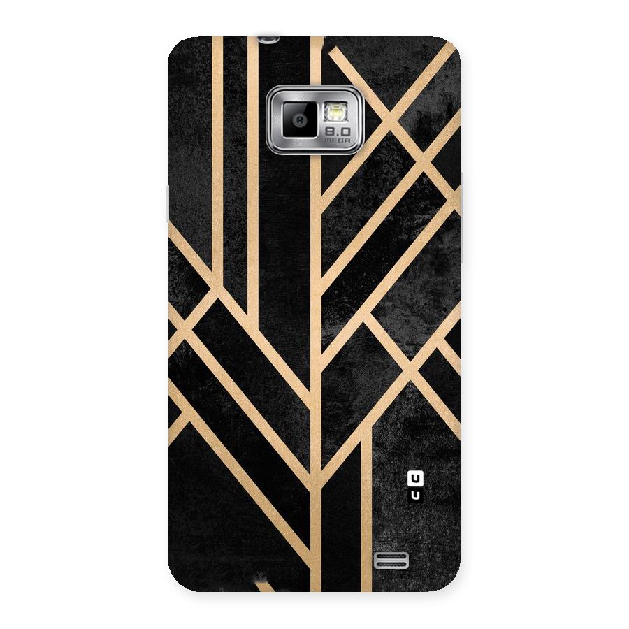 Tri Lines Gold Back Case for Galaxy S2