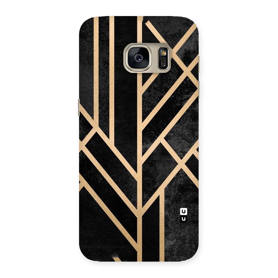 Tri Lines Gold Back Case for Galaxy S7