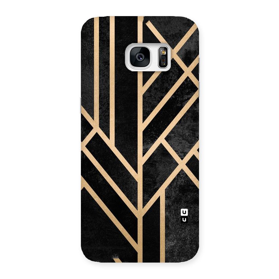 Tri Lines Gold Back Case for Galaxy S7 Edge