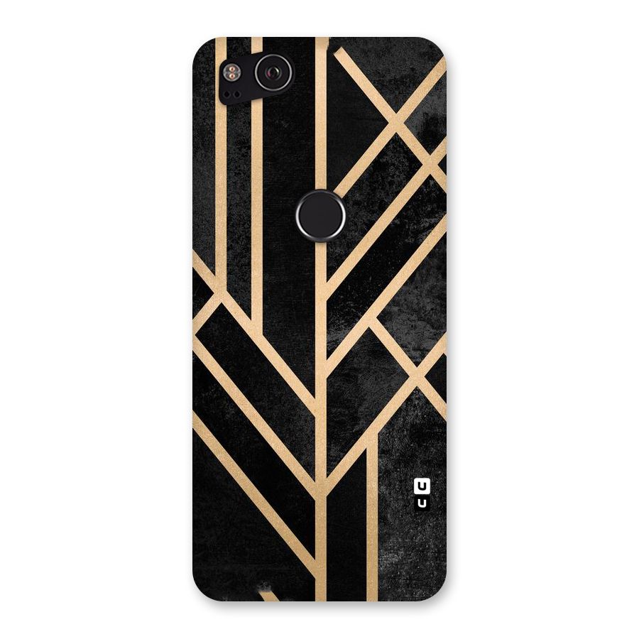 Tri Lines Gold Back Case for Google Pixel 2