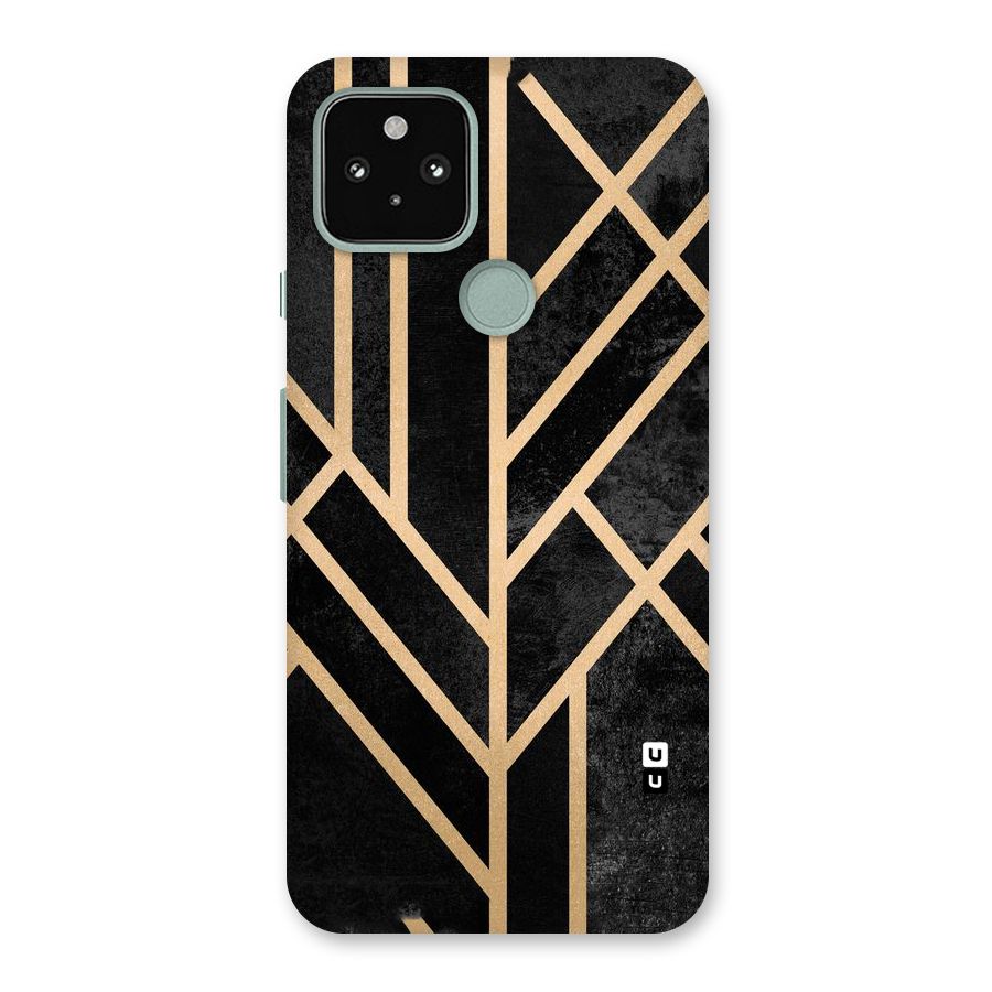 Tri Lines Gold Back Case for Google Pixel 5