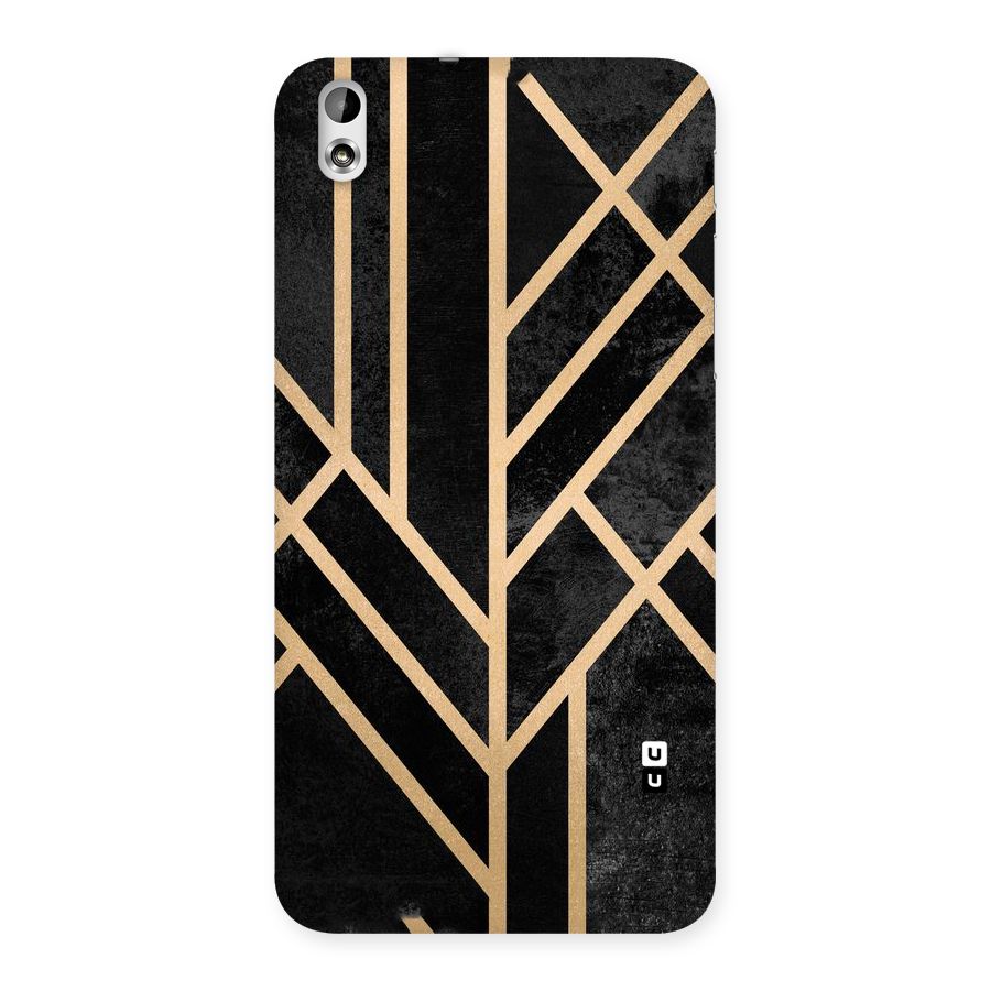 Tri Lines Gold Back Case for HTC Desire 816g