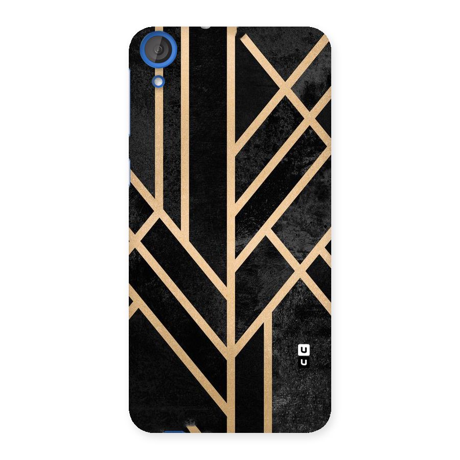 Tri Lines Gold Back Case for HTC Desire 820