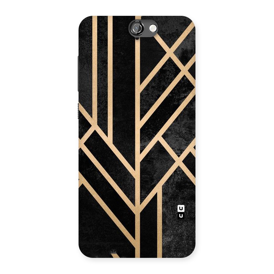 Tri Lines Gold Back Case for HTC One A9