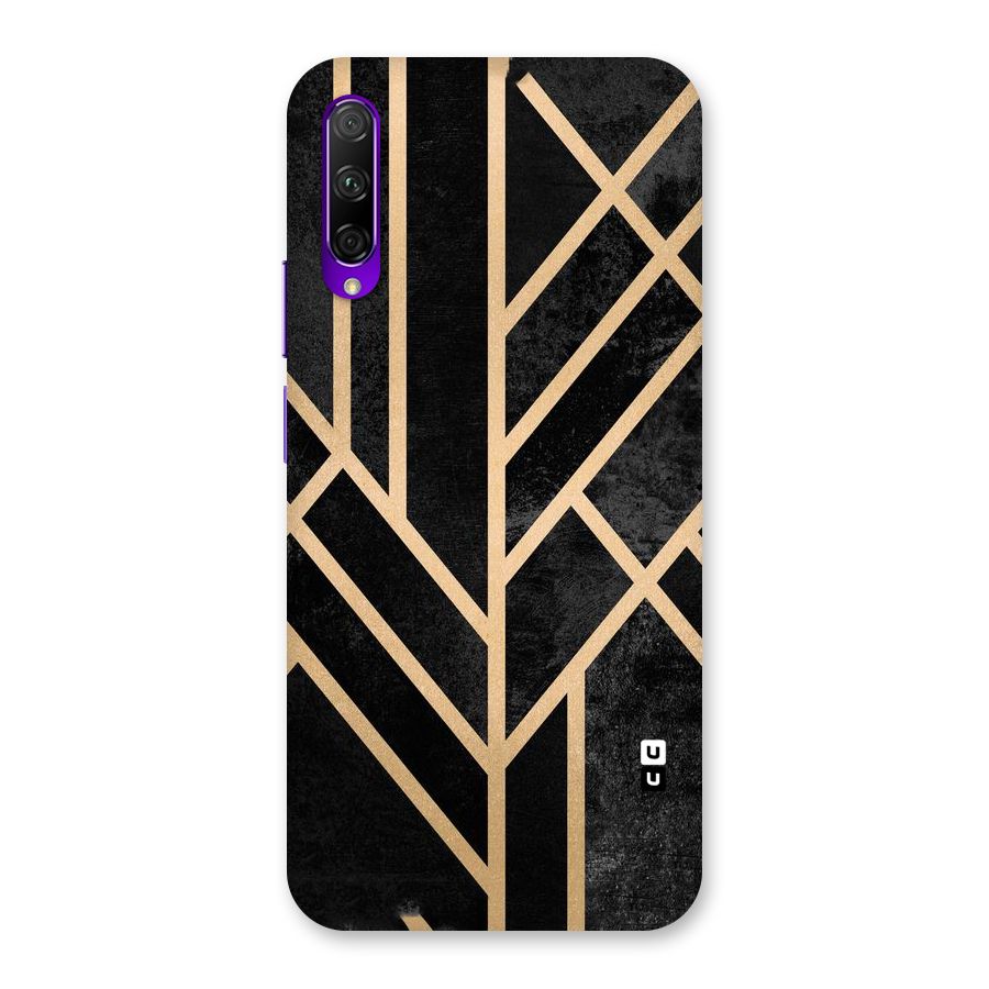 Tri Lines Gold Back Case for Honor 9X Pro