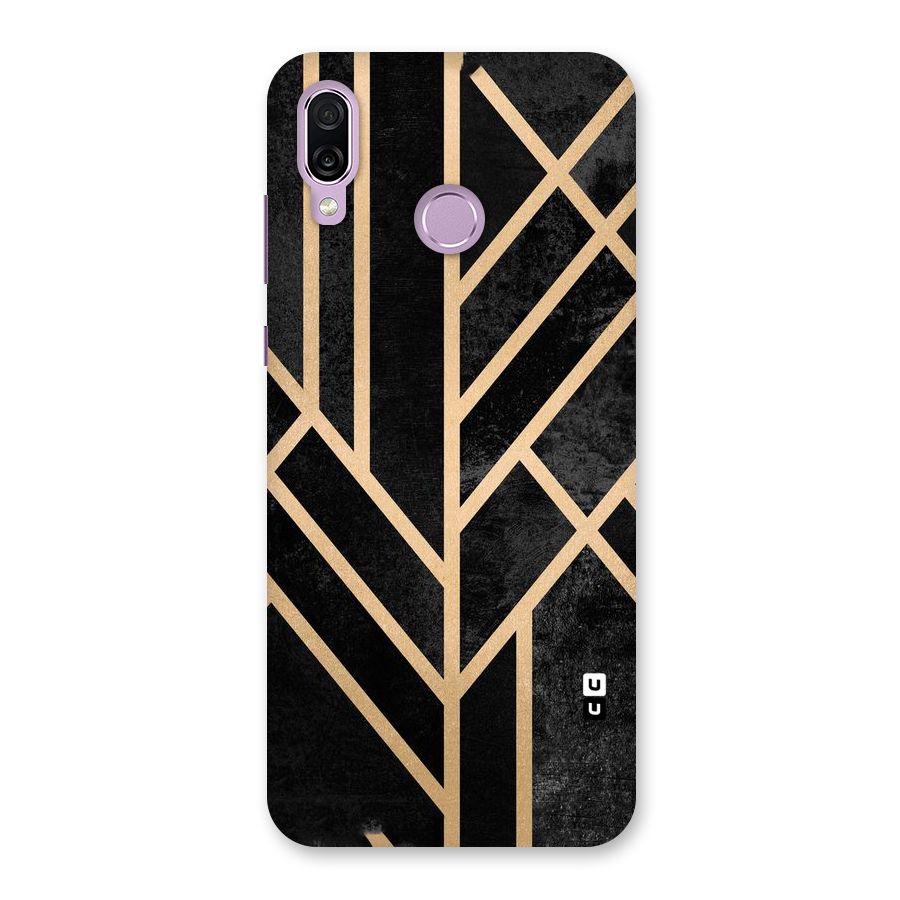 Tri Lines Gold Back Case for Honor Play