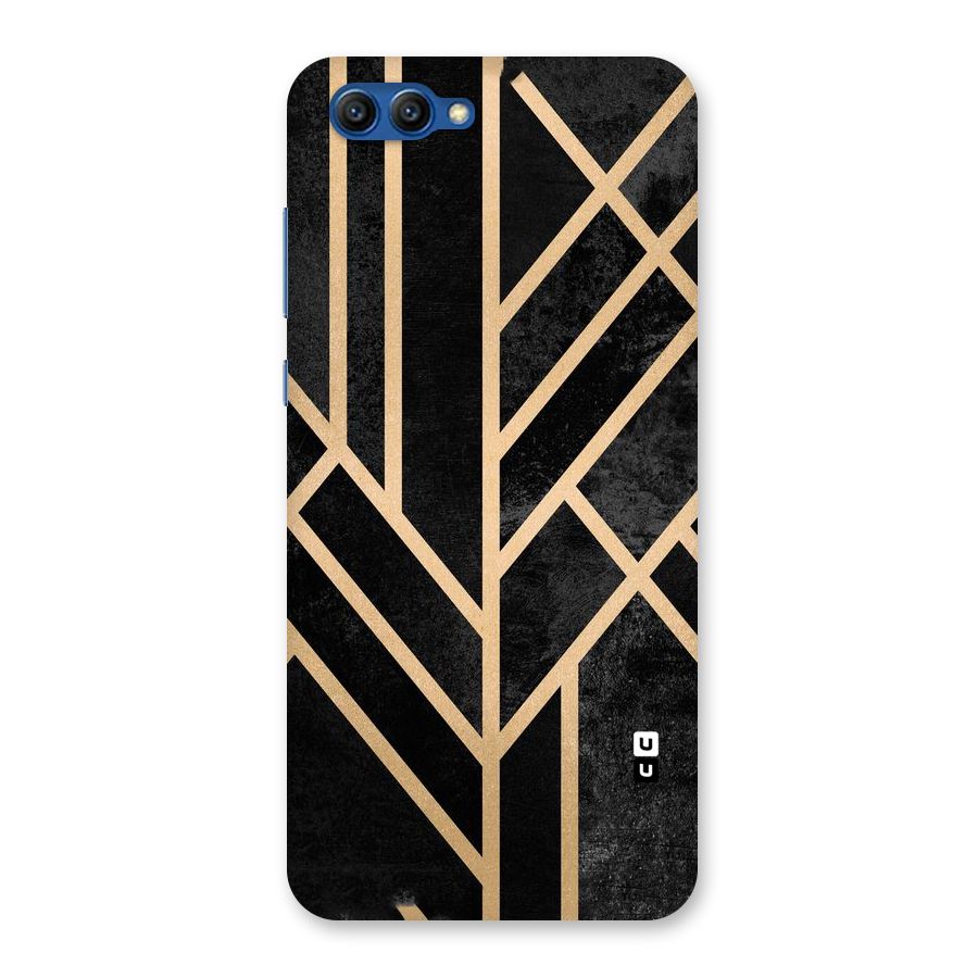 Tri Lines Gold Back Case for Honor View 10