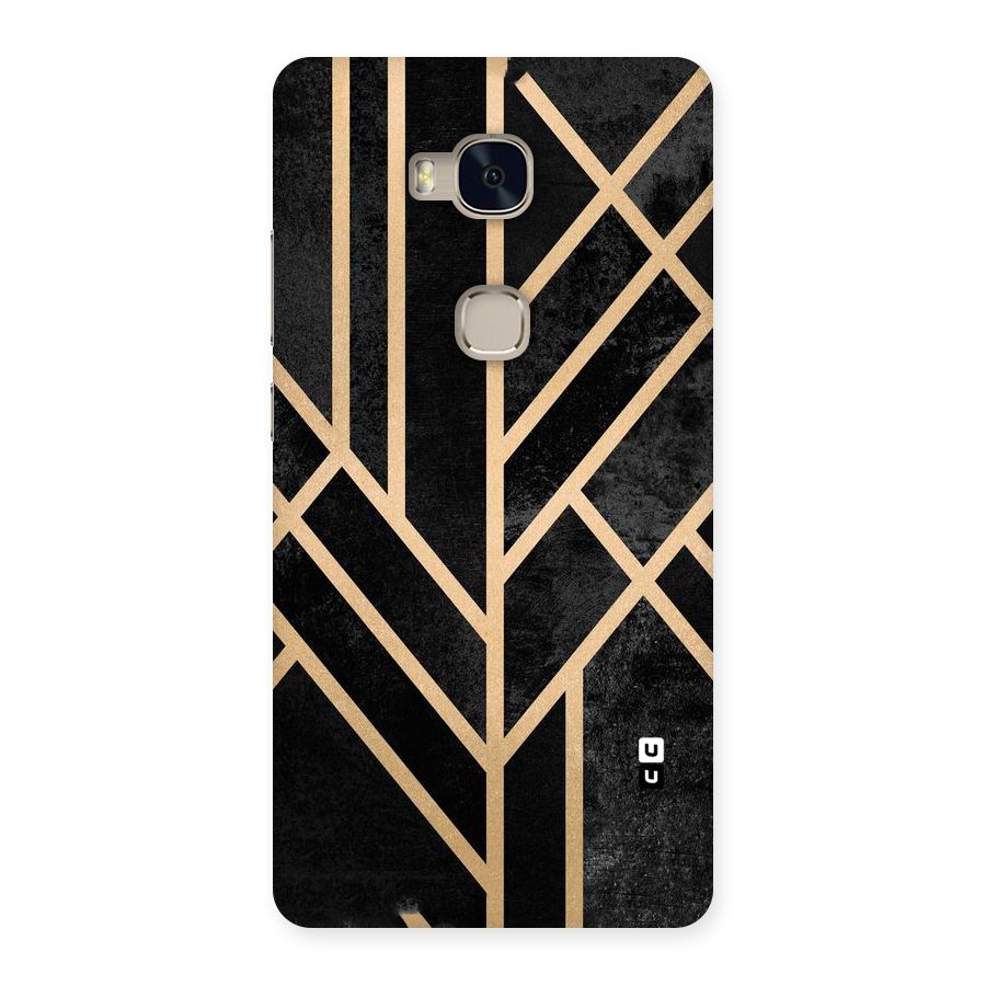 Tri Lines Gold Back Case for Huawei Honor 5X